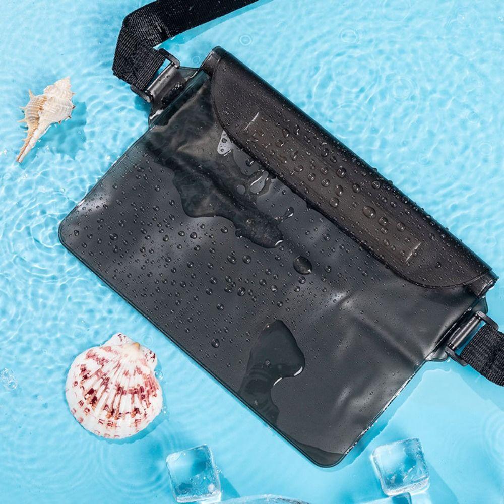 Underwater Waterproof Phone Bag Multi-layers Swimming Storage Bag Waist Waterproof Bag Diving