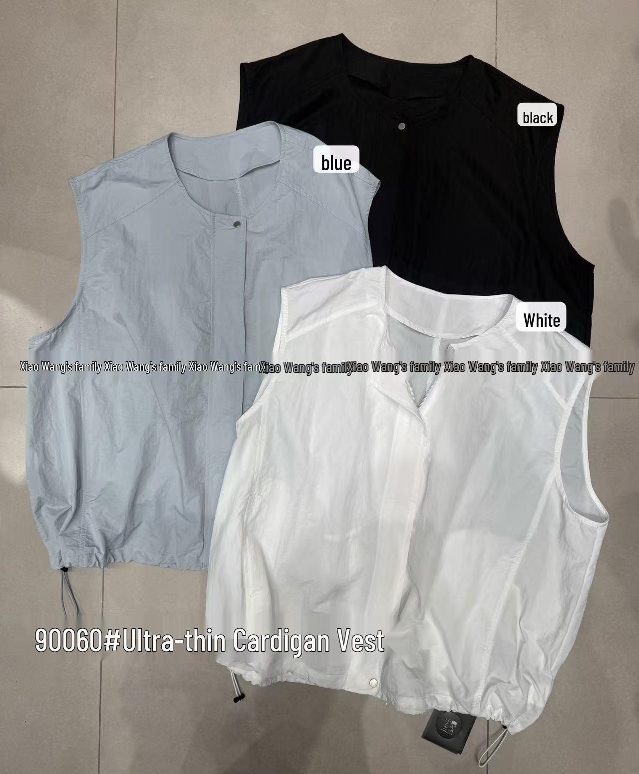 

Корейский стиль Свободный Большой размер Многослойный Рабочий жилет Сяо Ван - Летняя коллекция 90060 One Size синий