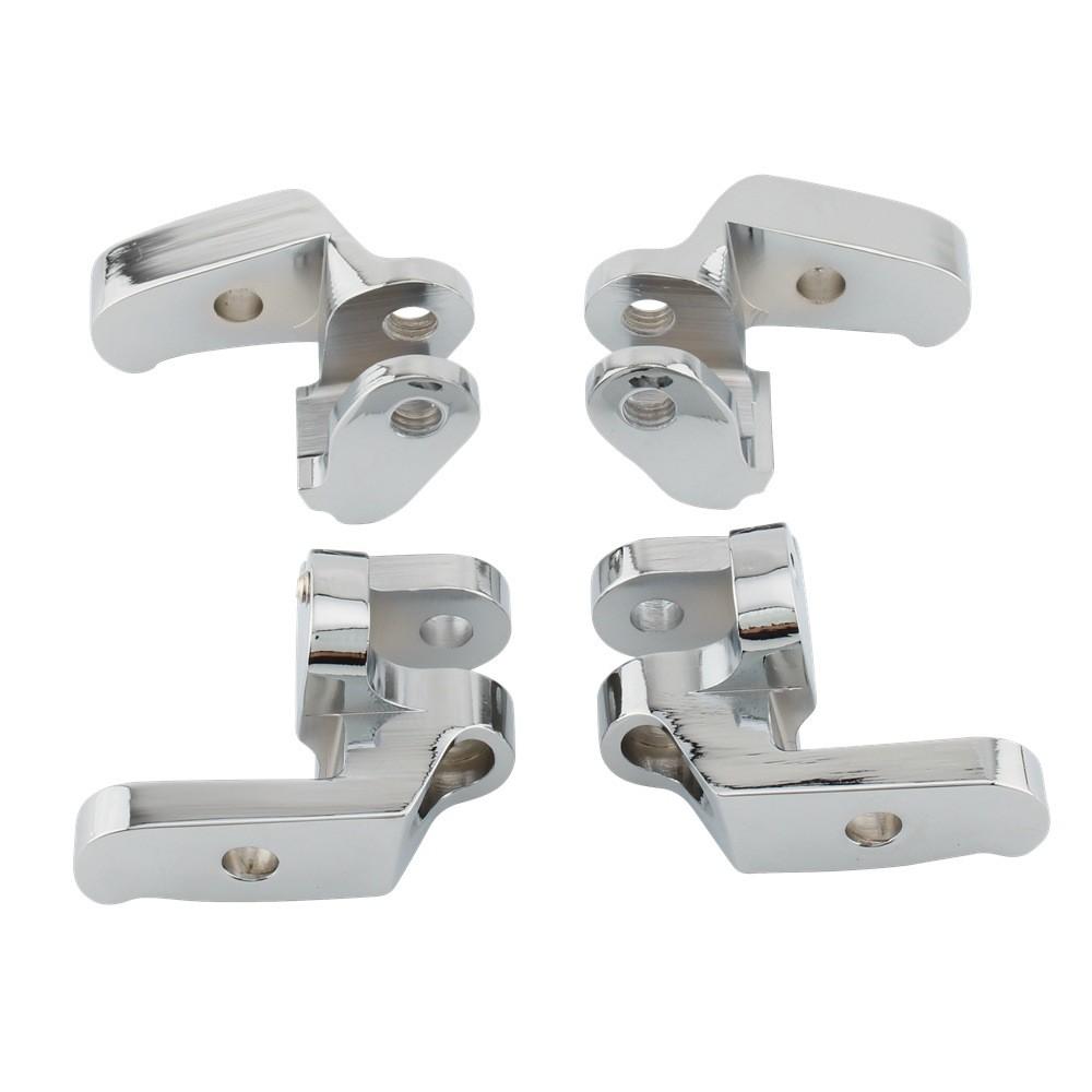 

Glides Stylish Electra Front Foot Pegs Relocation Mount Bracket For Bikes Chrome