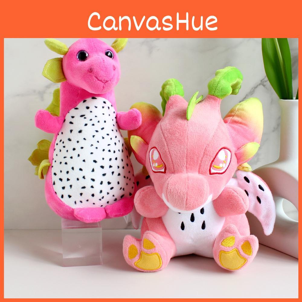 Dragon Macaroon Fruit Plush Toys Dinosaur Stuffed Doll Decoration 20cm Gift