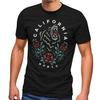 Men's T-Shirt Califonia California Bear Floral Blossoms Fashion Street Style-