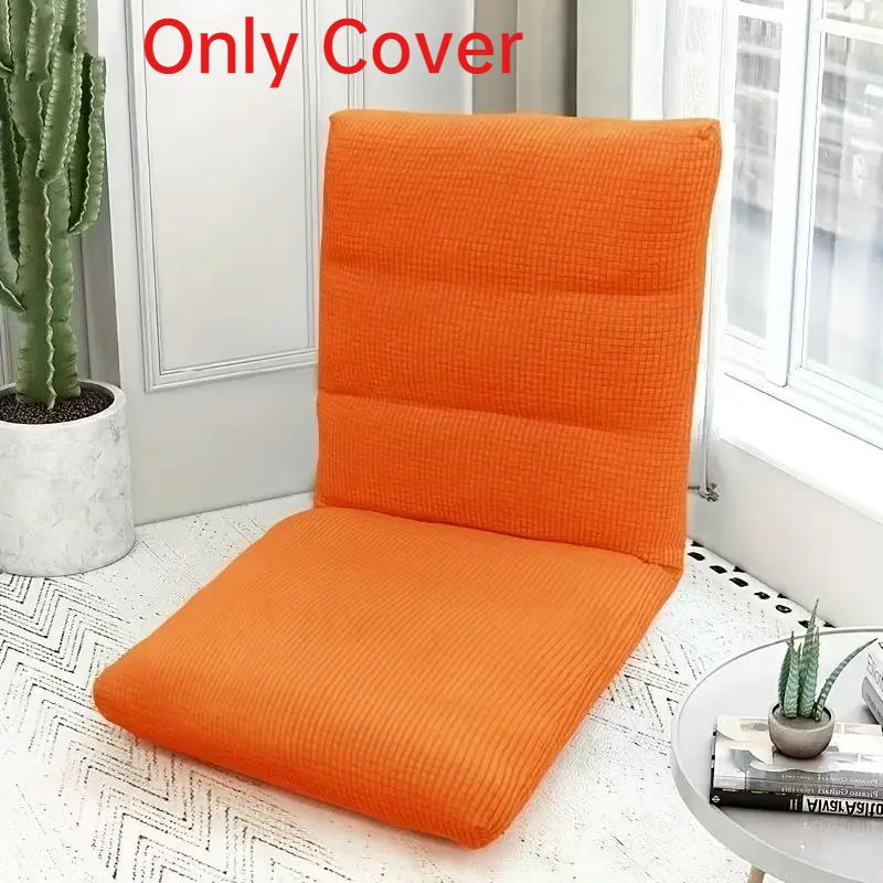 1PC Tatami Chair Covers Stretch Foldable Floor Chair Cover Anti-dirty Swing Cushion Cover for Camping Bay Window Cushions