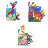 Bbsky Baby Tail Cloth Book 3d Tail Animal Cloth Book Tearable Cloth Book 0-1 Year Old Early Education Toy Book