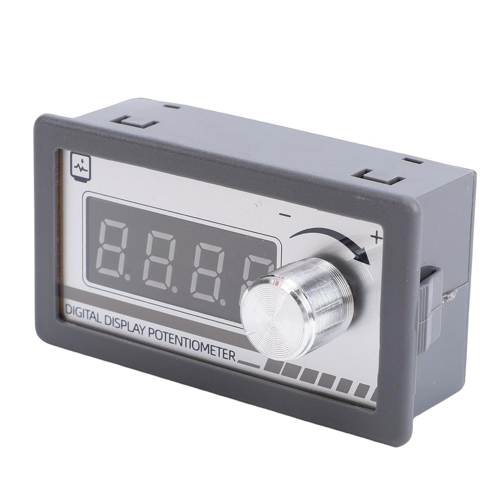 DC Digital Display Potentiometer, Programmable Variable Resistor with 4 Digit Screen for Speed Controller PLC Inverter