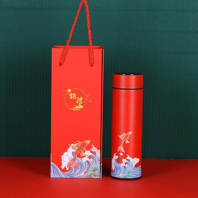 

Подарочная кружка из нержавеющей стали Smart Insolated Mug Double Vacuum Straight Mug Подарочные кружки 500ml