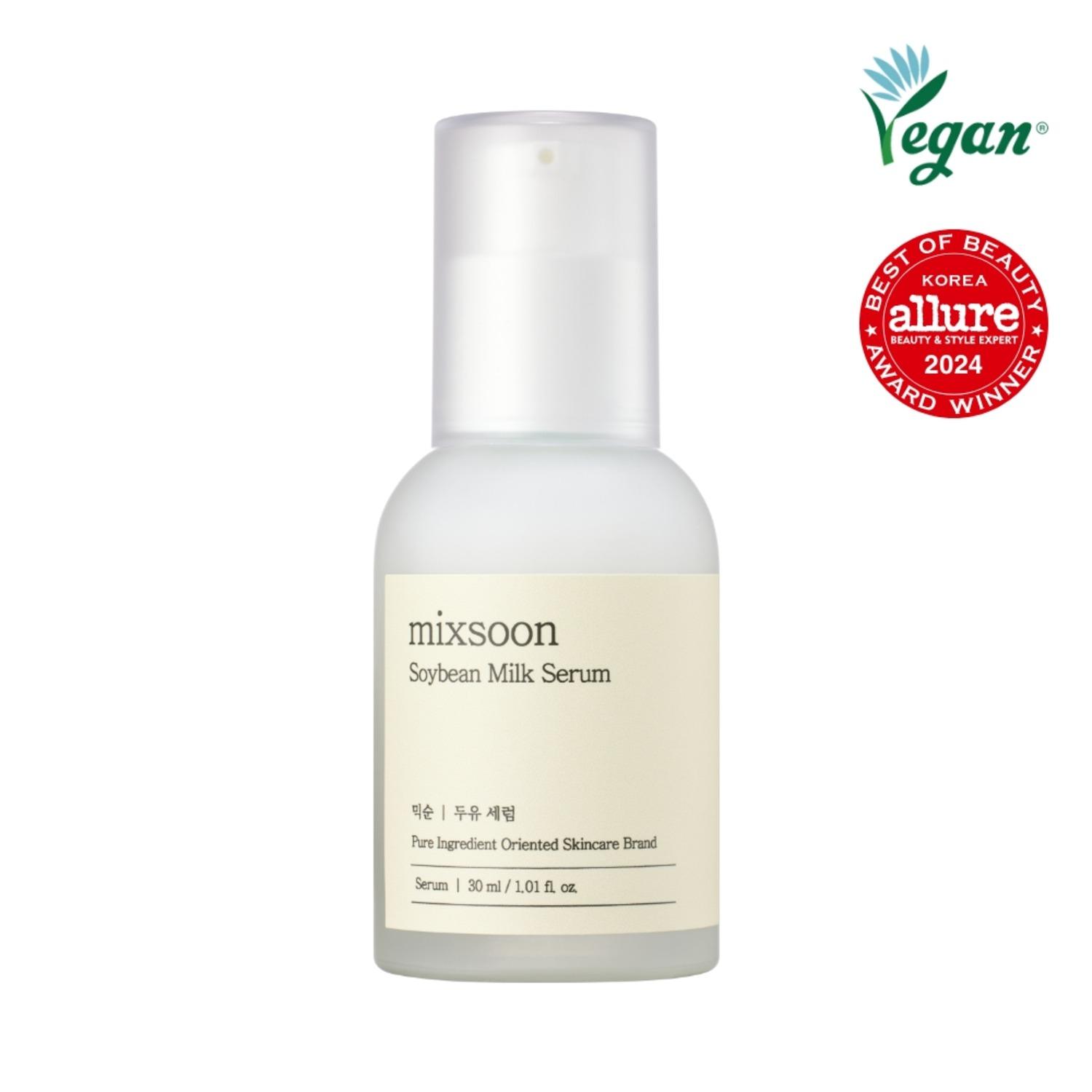 

Сыворотка Mixsoon с соевым молоком – Осветляющий и питательный уход для чувствительной кожи, корейская 30ml