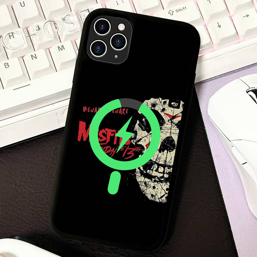 The Misfits Glenn Danzig For Magsafe Magnetic Wireless Phone Case For IPhone 17 Pro 16 15 14 Plus 13 12 11 Pro Max