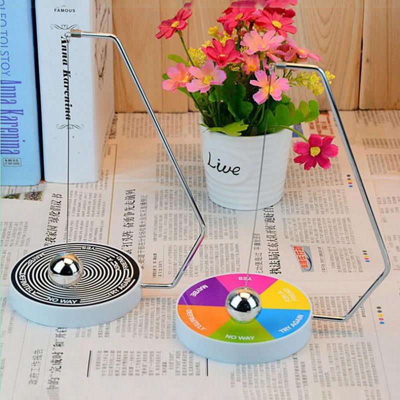 Novidade tomada de decisão magnética balançando pêndulo bola jogo de mesa para crianças adultos escritório em casa presentes decorativos