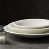 Simple Reverse Side Western Plate, Light Luxury Pasta Plate, Home Vegetable Plate, Hotel Self-Service Disc, Commercial Salad Dessert Plate