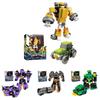 Robot Trasformabile in Auto Action Figure Giocattolo Cartone Animato Collezionabile Con Puzzle di Assemblaggio Materiale Plastico