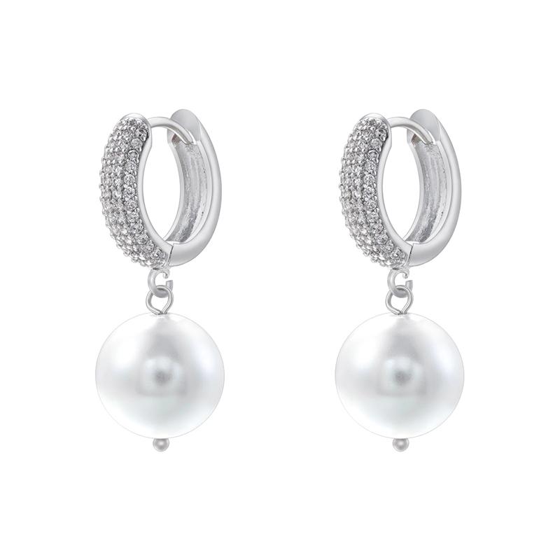 ZHUKOU 7 kinds of different earring clasp pearl earrings for women :VE1405-VE1411