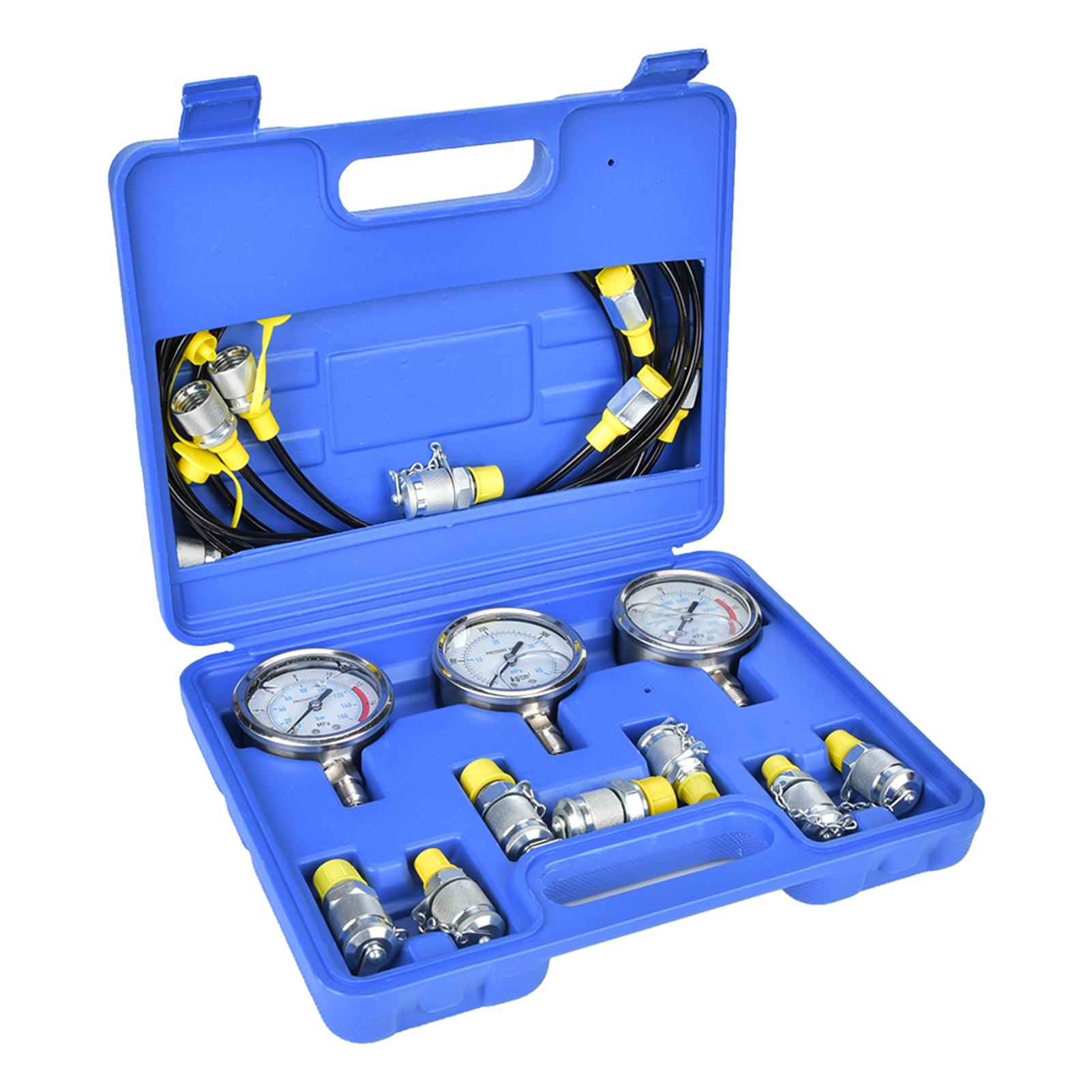

Hydraulic Pressure Test Tester Kit Hydraulic Equipment Pressure Testing Tool for Oil