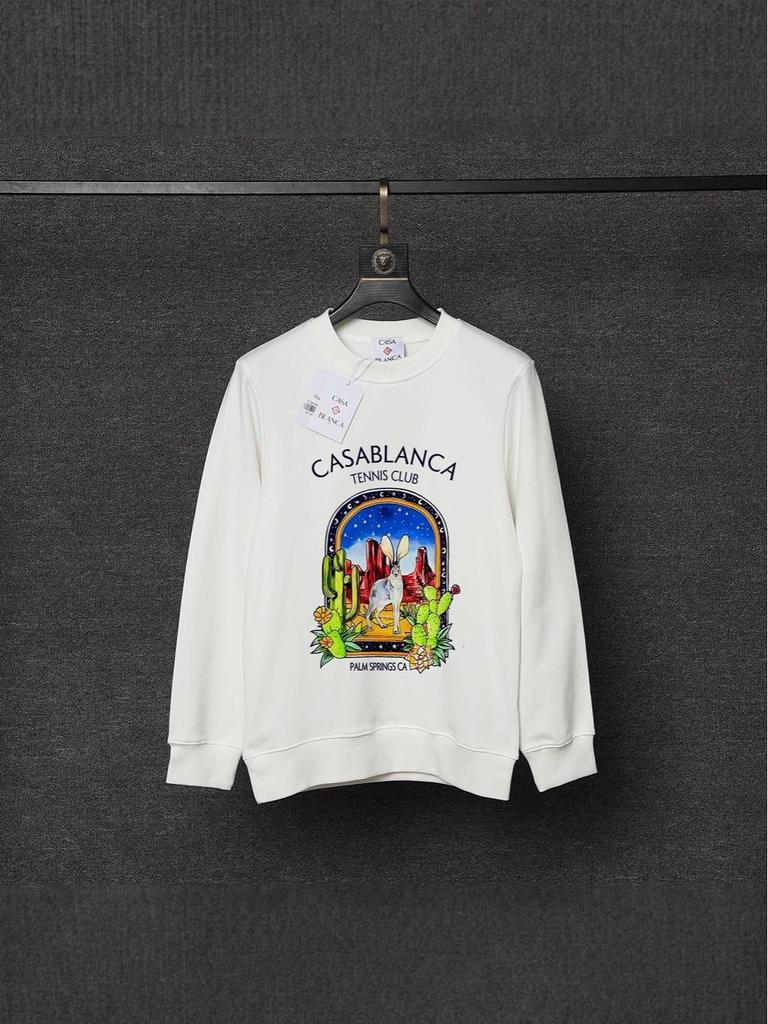 Casablanca Hert Kasteel Sterrenhemel Sweatshirt - Hoge Kwaliteit Trendy Ronde Hals
