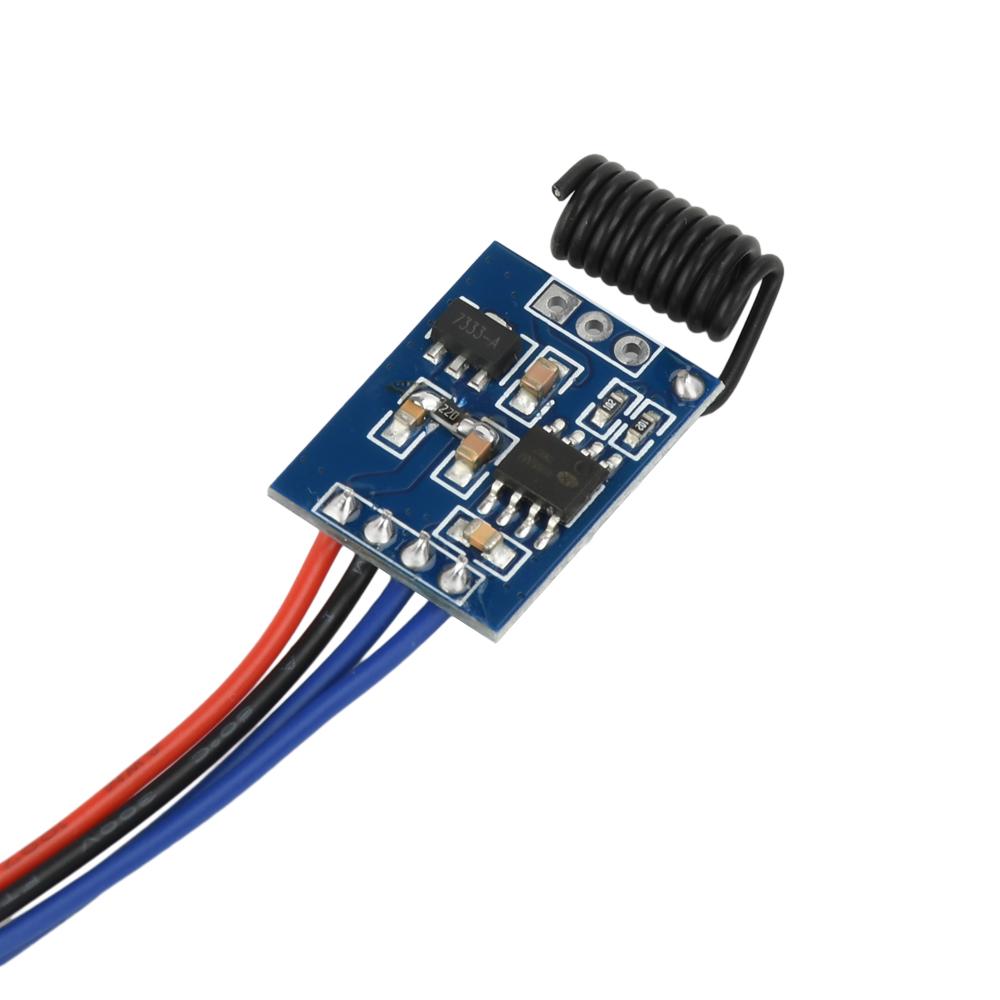 DC3-12V Miniature Wireless Remote Control Forward And Reverse Pwm Speed Control Module Dc Brushed Motor Motor Drive Module