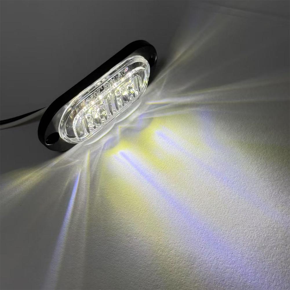 2LED Trailer Truck Side Marker Lights Waterproof Car Lorry Truck Van Bus Safety Warning Signal Light Emergency Lamp
