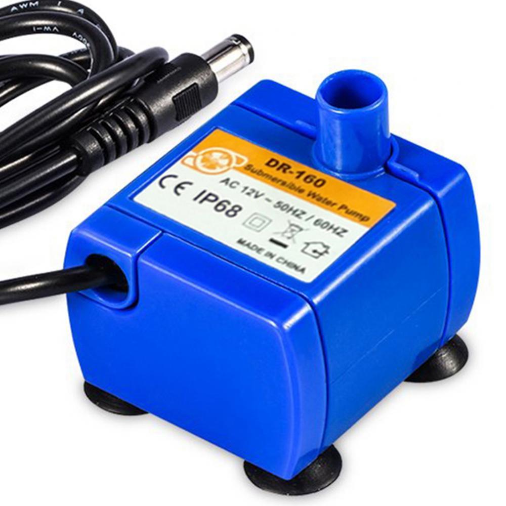 

Pet Cat Dog Silent Submersible Electric Drinking Fountain Water Pump Replacement Pet Feeding Supplies Products Accessories синий