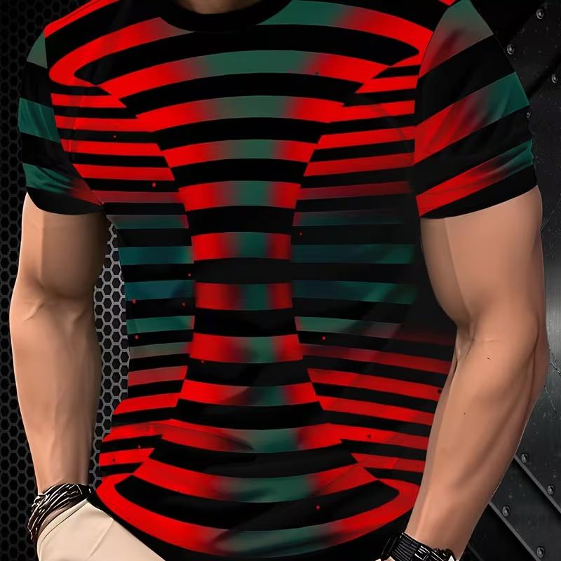 Men s Novelty T-Shirt 3D Digital Printing Short Sleeve S