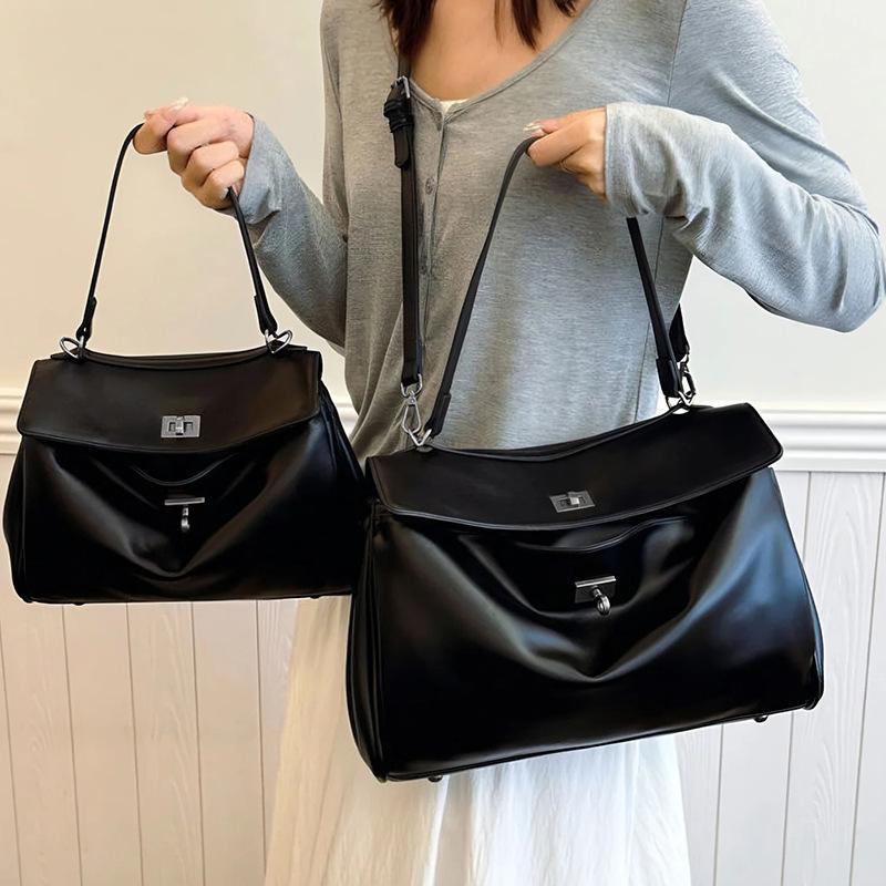 Geschenkbox, erste Schicht Rindsleder Rodeo Tragetasche, Handtasche, Schultertasche unter dem Arm, großes Fassungsvermögen, fortgeschrittener Pendelverkehr.