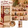 2D Christmas Advent Calendar Countdown Calendar for Kids and Adults