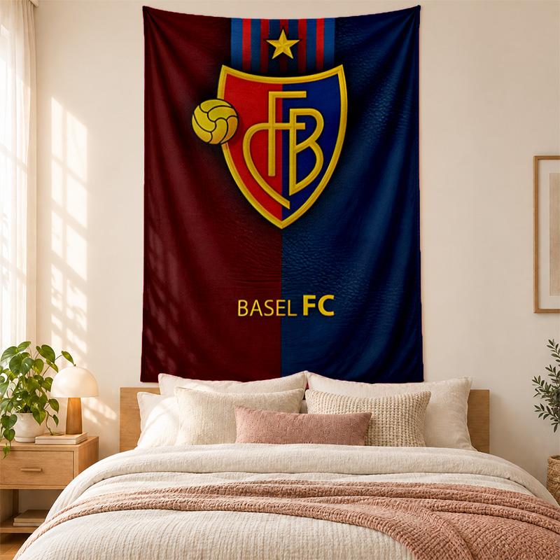 Tapisserie FC Bâle haute qualité pour décorer les murs du salon, de la chambre, du dortoir idéale comme décoration murale de chambre ou cadeau de vacances