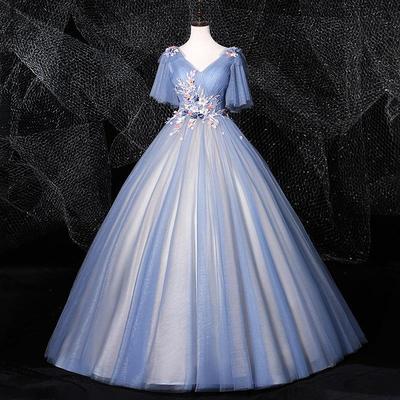 Dámske A-líniové plesové šaty na vokálne vystúpenia - Elegantný kostým pre moderovanie na pódiu