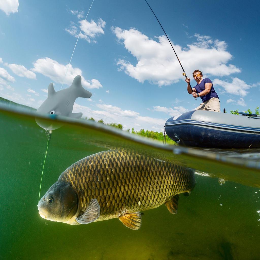 Angelposen Schwimmer Tierdesign Indikatoren Angelkorken für Barsch Fliege Eis Wels Salzwasser Süßwasser Boot Kajak See