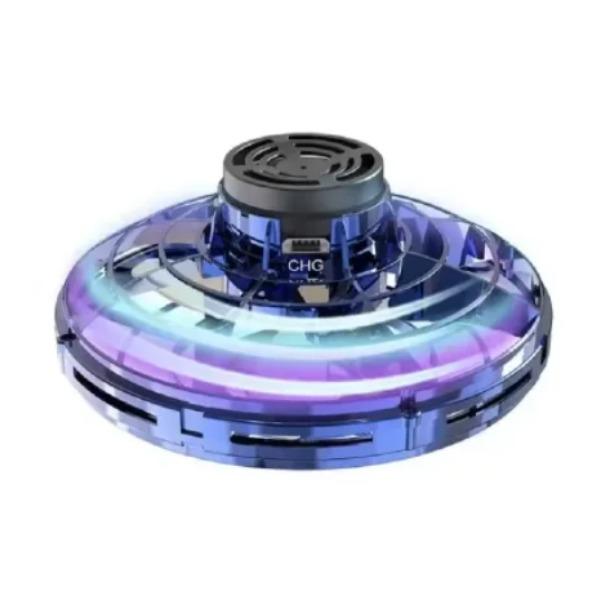 Magic UFO Flying Orb Ball Toy Rechargeable UFO Flying Spinner with Lights Mini Drone Aircraft Toy LED UFO Type Toy Kid Gift