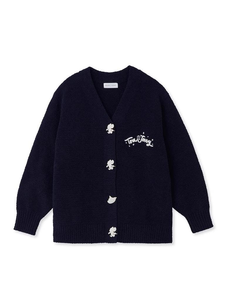 Snidel Home TOM JERRY Design Button Cardigan SHNT231024 NVY F & Women's