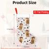 Christmas Decoration Fireplace Hanging Stocking 1pc Adorable Scottish Highland Cow Christmas Stocking - Cute Scottish Co