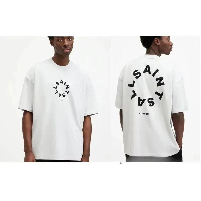 Men's and Women's T-shirt Men's Short-sleeved Couples Casual Loose Fashion Trend Loose Blazer T-shirt Trend Brand