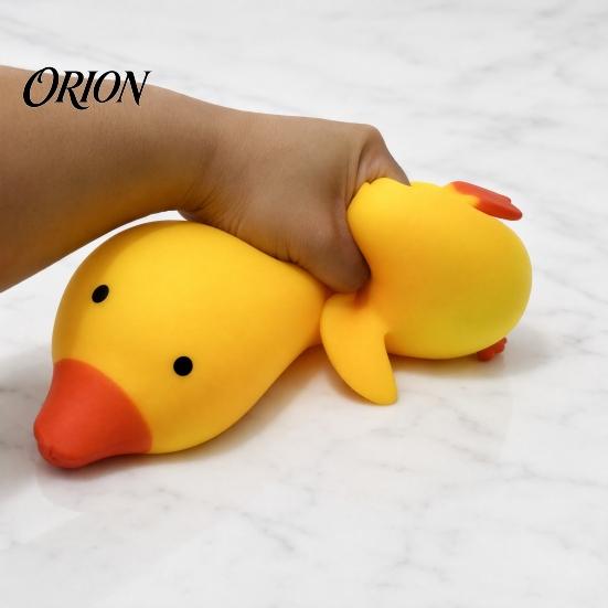 Duck Anxiety Relief Toy 1/2Pcs Giant Yellow Squeeze Toy, Shape Soft Stress Ball Sensory Stretchy Farm Animal Relaxation