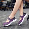 Women's Casual Running Breathable Knitted Mesh Fabric Dance Sneaker Shoes