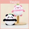 Adorable Plush Panda Keychain Soft Stuffed Animal For Bags And Keys