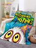 Singing Monsters Spiel Cartoon Weiche Decke Warmer Überwurf für Picknick Bett Sofa Zuhause Schlafzimmer Kinder