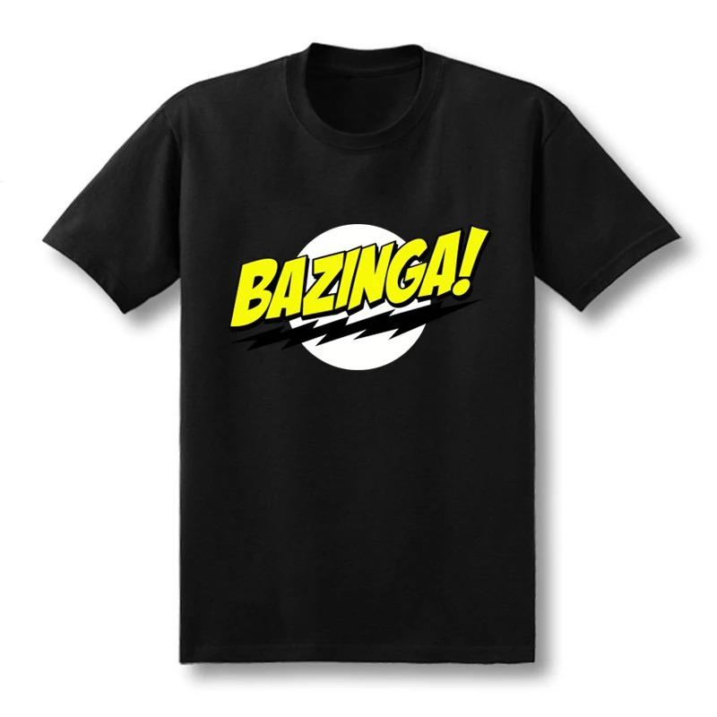 

2026 New Edition American TV Series Related Products Sheldon Unisexs Clothing and Womens Clothing Cotton Summer Tshirt S