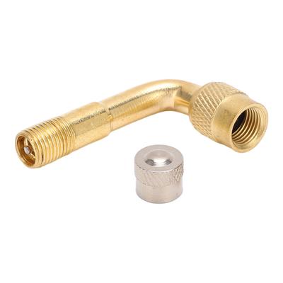 90 Degree Bend Tyre Valve Extension Brass Air Tyre Extension Schrader Valve Adapter for Motorcycle
