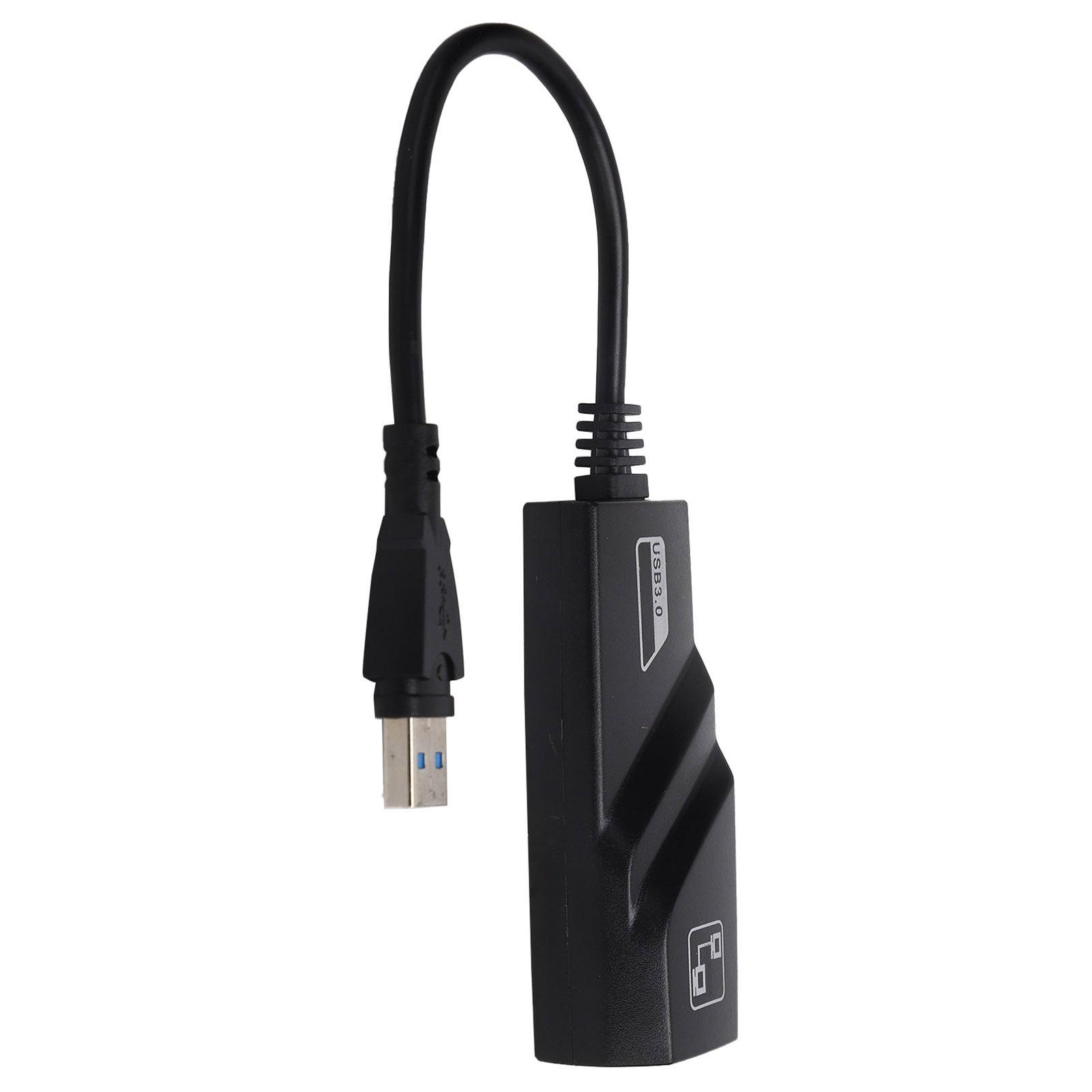 

Адаптер Ethernet USB3.0 до RJ45 Gigabit Wired Зовнішня мережева карта Комп’ютерні аксесуари