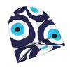 Evil Eye Symbol Pattern Fashion Knit Hat for Adults Adds a Stylish Finishing Touch To Everyday Outfits Perfect for City Walks Weekends or Casual Gathe
