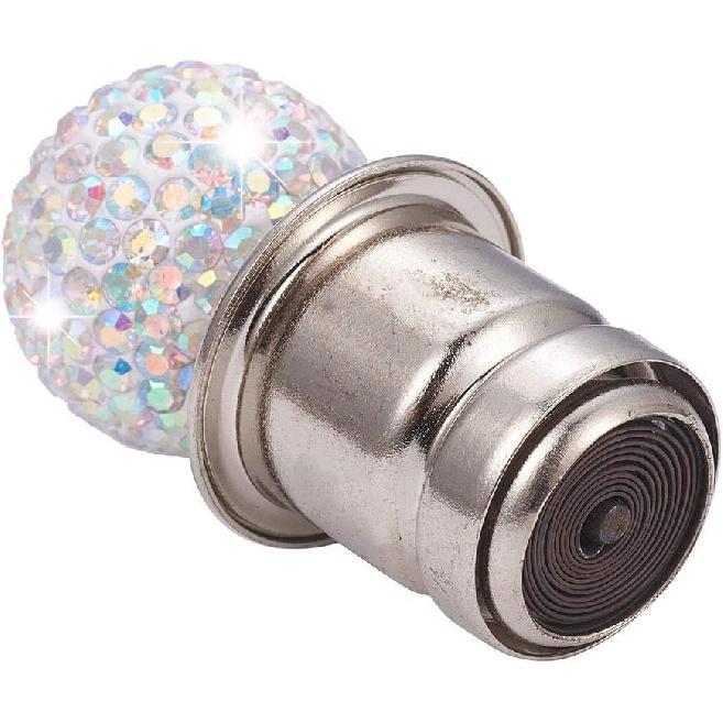 Colorful Crystal Car Bling Rhinestone Car igarette 12V, Fits Most Vehicles