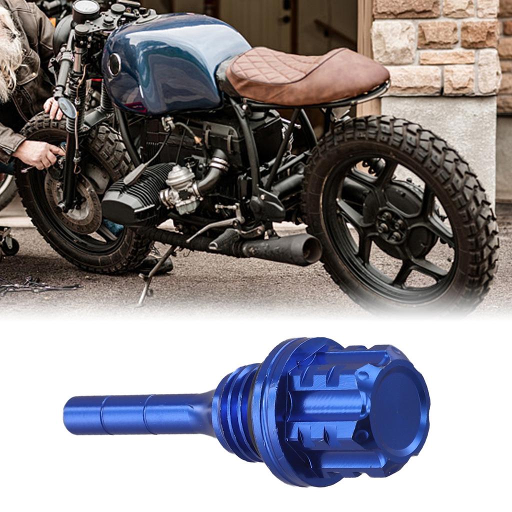 Enhance Motorcycle Aesthetics with Aluminum Alloy Hexagonal Oil Dipstick