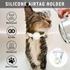 Bunte Haustier-Tracker Schutzhülle Silikon Schutzhülle Neuer Hundehalsbandhalter für Airtags