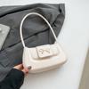 2025 new simple fashion casual small square bag women's simple fashion baguette bag trendy fashion shoulder armpit bag