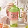 Bartender Shaker Set Leakproof Cocktail Maker with Ice Mold BPA-Free Plastic Shake Kettle for Lemon Tea & Mocktails