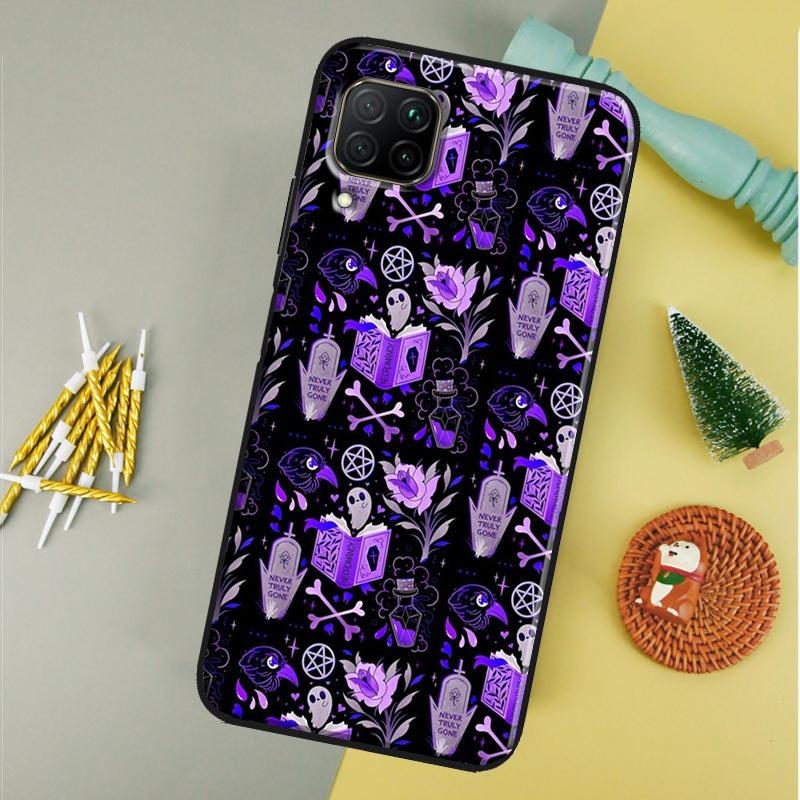 Girly Pastel Witch Goth For Huawei P60 Pro P30 P40 Lite Nova 10 9 SE 7i 8i 11i 12i 12s Y90 Y60 Y70 Y72 Y61 Y91 Case