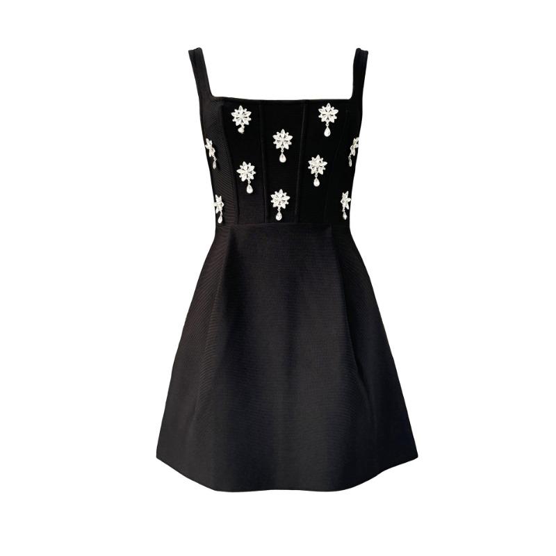 

Платье-бандаж с ромбовидной вязкой, эластичное, облегающее, премиальное, без рукавов, женская одежда M