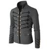 Double Mens Breasted Medieval Cosplay Jacket Steampunk Gothic Coat Victorian