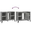 Bathroom Vanity Unit Concrete Grey 80 X 33 X 60 Cm Particleboard