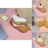 Cute Cherry Cake Burger Three Names Hot Dog Plush Toy Pendant For Backpack Accessory