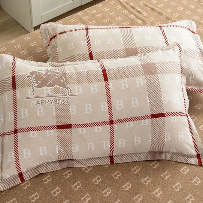 

Наволочка для пары, хлопковая наволочка с принтом, постельное белье для пары, 48*74 см