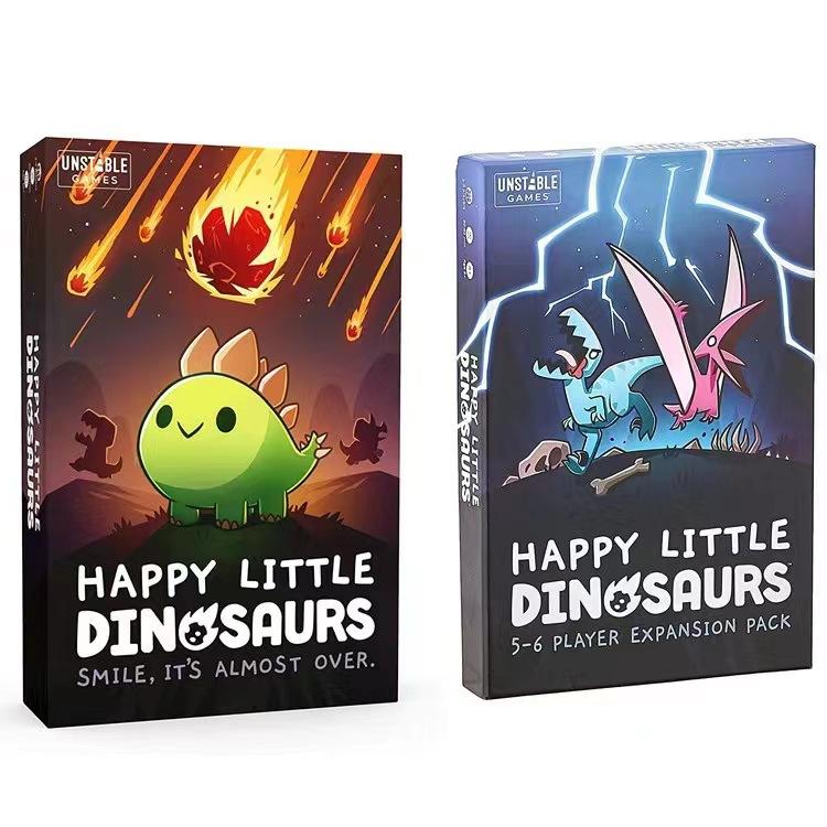 Happy Little Dinosaurs Chess and Card Strategy Board Game Cards